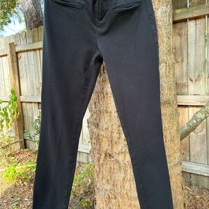 Anthropologie the essential Black Slim Fit Pants